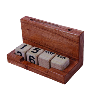 Table calender with Pen and card holder